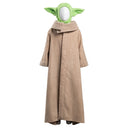 Baby Yoda Robe Hat Outfits Halloween Carnival Suit Cosplay Costume For Kids