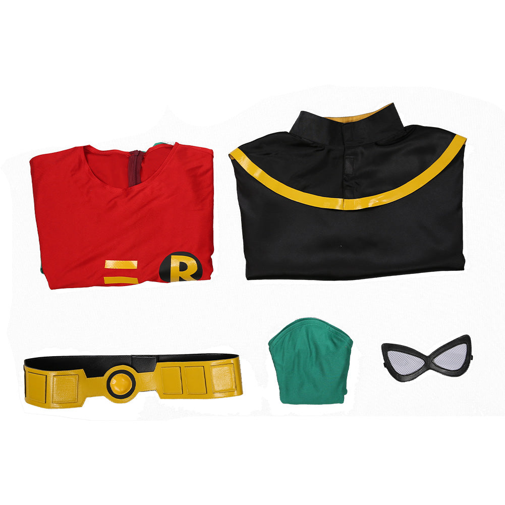 Teen Titans Robin Jumpsuit Outfits Halloween Carnival Costume Cosplay