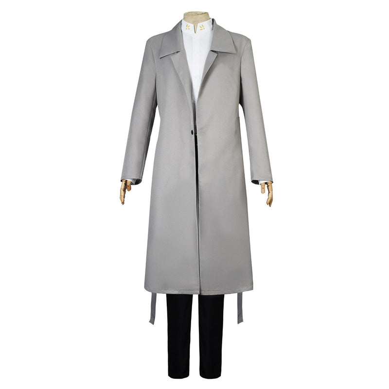 Dazai Osamu 10th Anniversary Grey Outfit Halloween Party Carnival Cosplay Costume