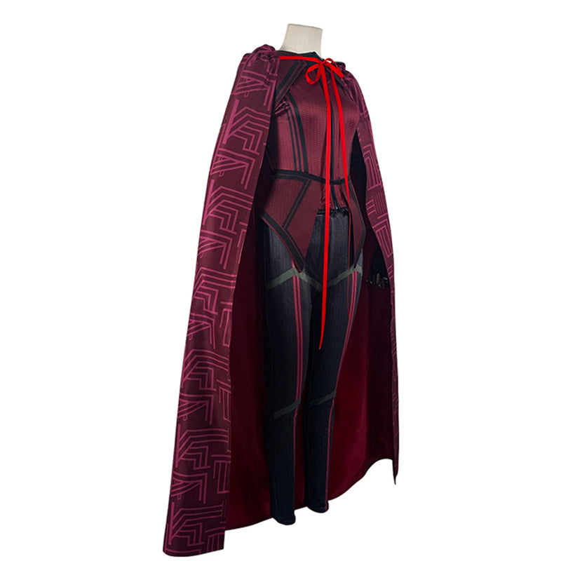 Wanda Vision Scarlet Witch Halloween Carnival Suit Cosplay Costume