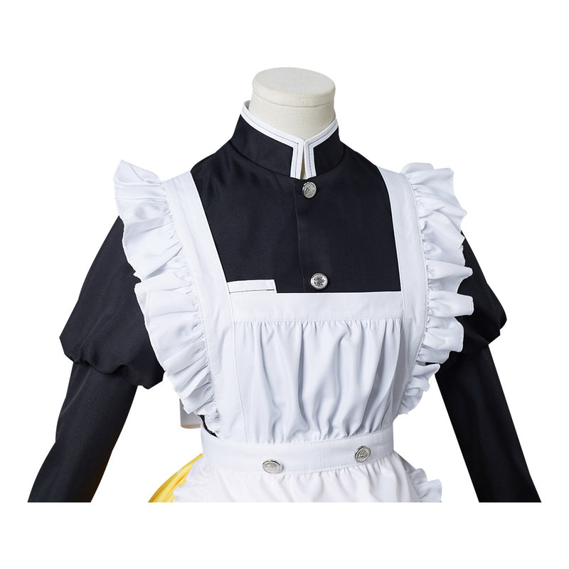 Agatsuma Zenitsu Maid Dress Re-creation Design Cosplay Costume