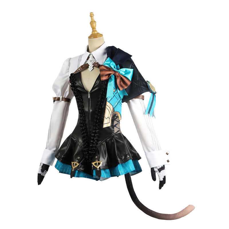 Reguliere pasvorm Focalors Furina Black cosplay outfit(S Reguliere pasvorm Focalors Furina Black cosplay outfit(S