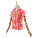 Isabelle Women Red Short Sleeve Shirts Top Cosplay Costume