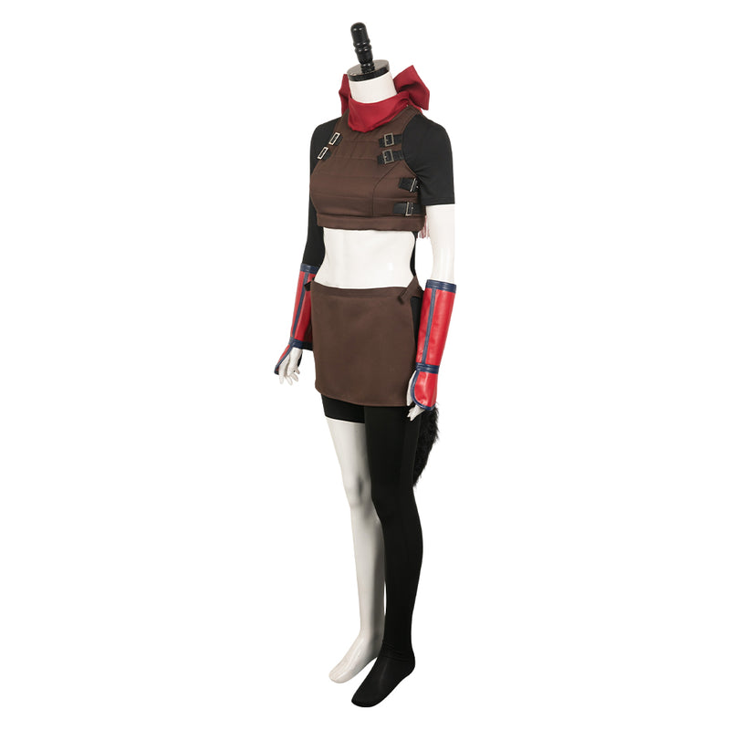 Delicious in Dungeon Anime Izutsumi Women Brown Outfit Party Carnival Halloween Cosplay Costume