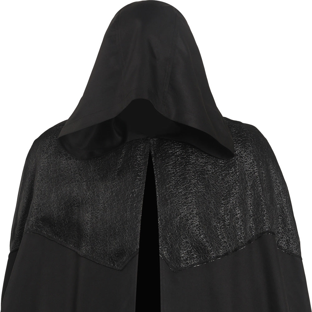 TV The Witcher Season 3 Geralt Black Cloak Outfits Halloween Carnival