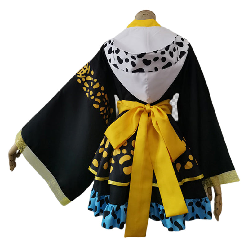 One Piece Trafalgar D. Water Law Lolita Dress Outfits Halloween Carnival Cosplay Costume