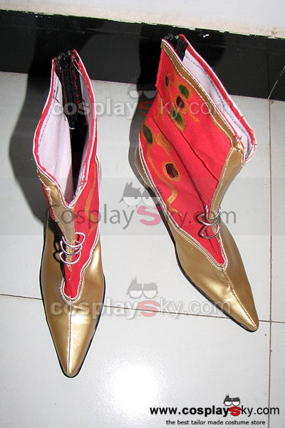 Dissidia 012: Duodecim Final Fantasy Cosplay Boots Red