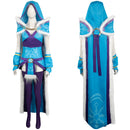 Dota 2 Game Crystal Maiden Women Blue Outfit Party Carnival Halloween Cosplay Costume