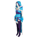 Dota 2 Game Crystal Maiden Women Blue Outfit Party Carnival Halloween Cosplay Costume