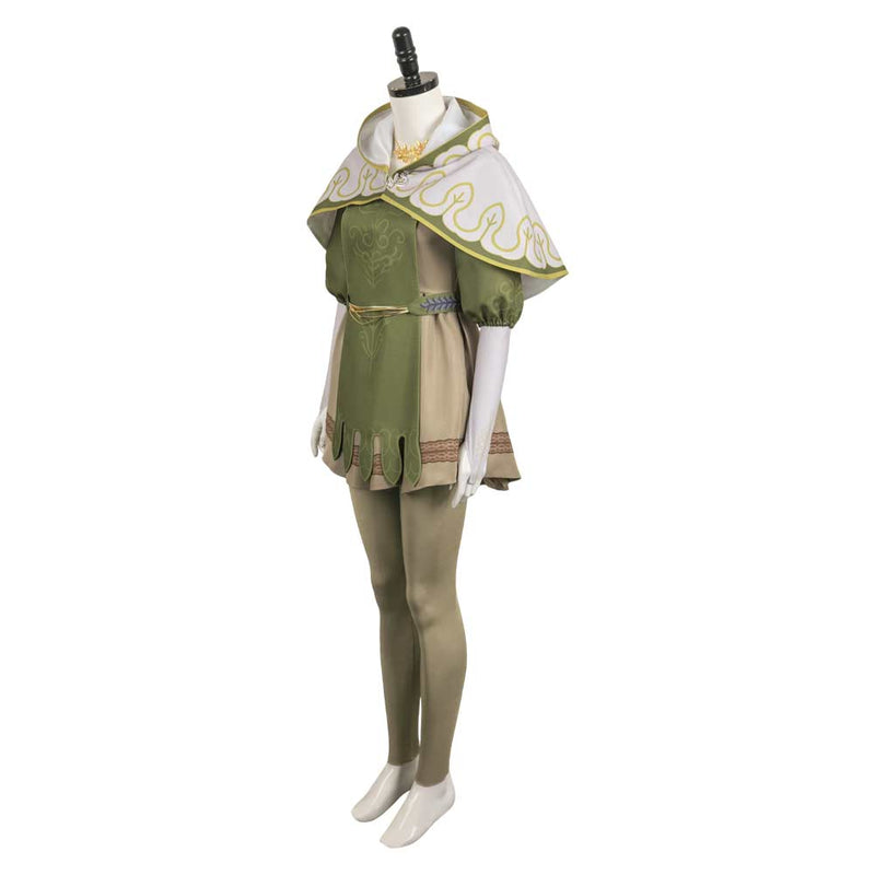 Dragon's Dogma Game Doireann Women Green Suit Party Carnival Halloween Cosplay Costume