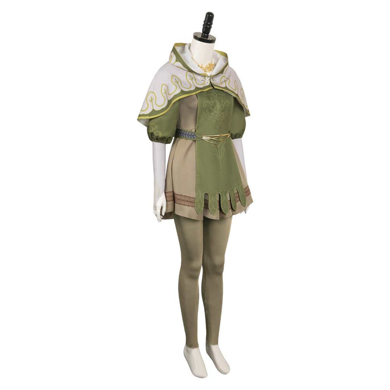 Dragon's Dogma Game Doireann Women Green Suit Party Carnival Halloween Cosplay Costume