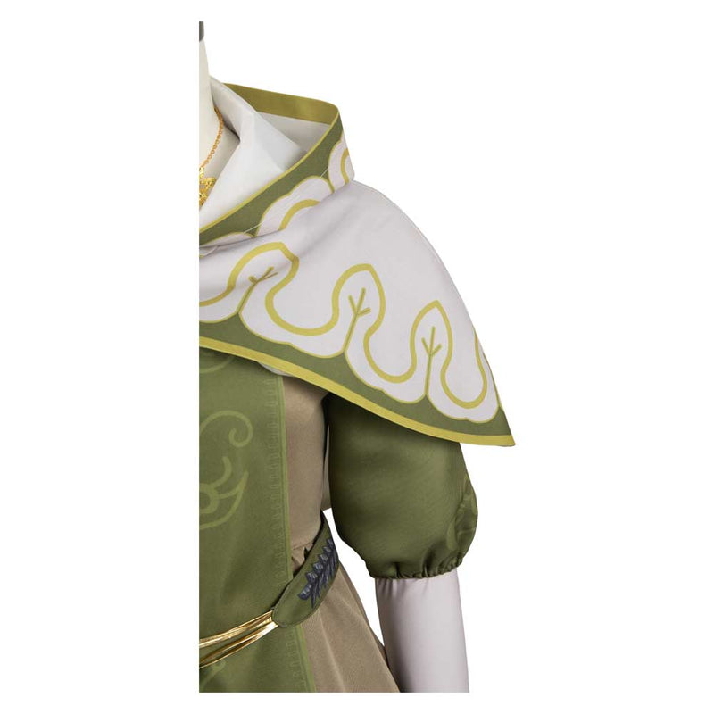 Dragon's Dogma Game Doireann Women Green Suit Party Carnival Halloween Cosplay Costume