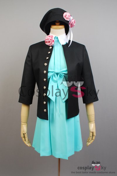 Amnesia The heroine Cosplay Costume + Wigs + Shoes