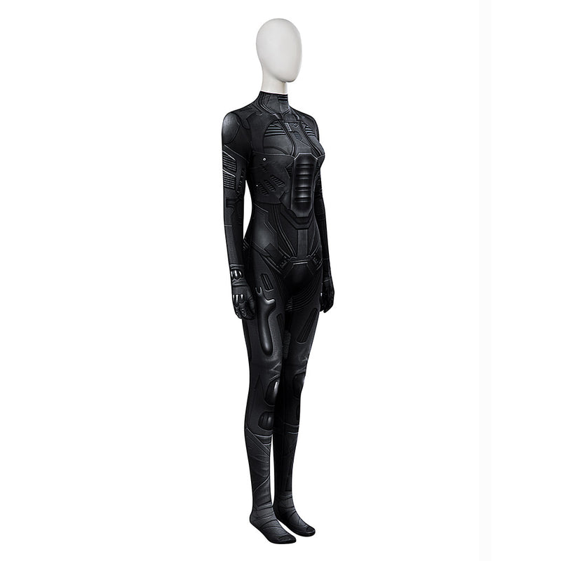 Dune: Part Two 2024 Movie Chani Women Black Jumpsuit Party Carnival Halloween Cosplay Costume