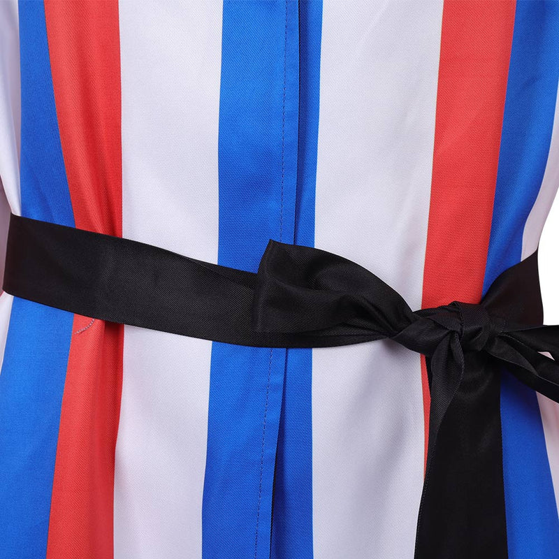 Adult Creed3 Adonis Creed Cosplay Costume Long Robe Belt Outfits Halloween Carnival Party Suit