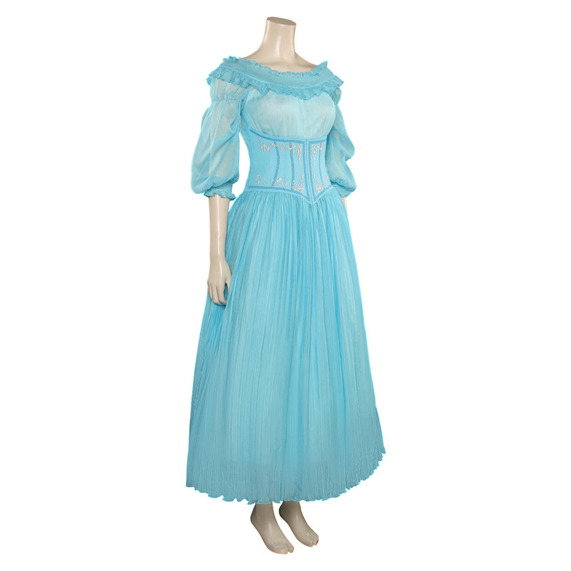 Ariel Blue Dress Outfits Halloween Carnival Party Cosplay Costume Ariel Blue Dress Outfits Halloween Carnival Party Cosplay Costume