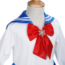 Sailor Moon Kids Girls Blue Dress Outfits Halloween Carnival Suit Cosplay Costume
