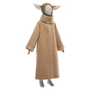 The Mando Season 2-Baby Yoda Grogu Coat Headgear Cosplay Costume For Kids