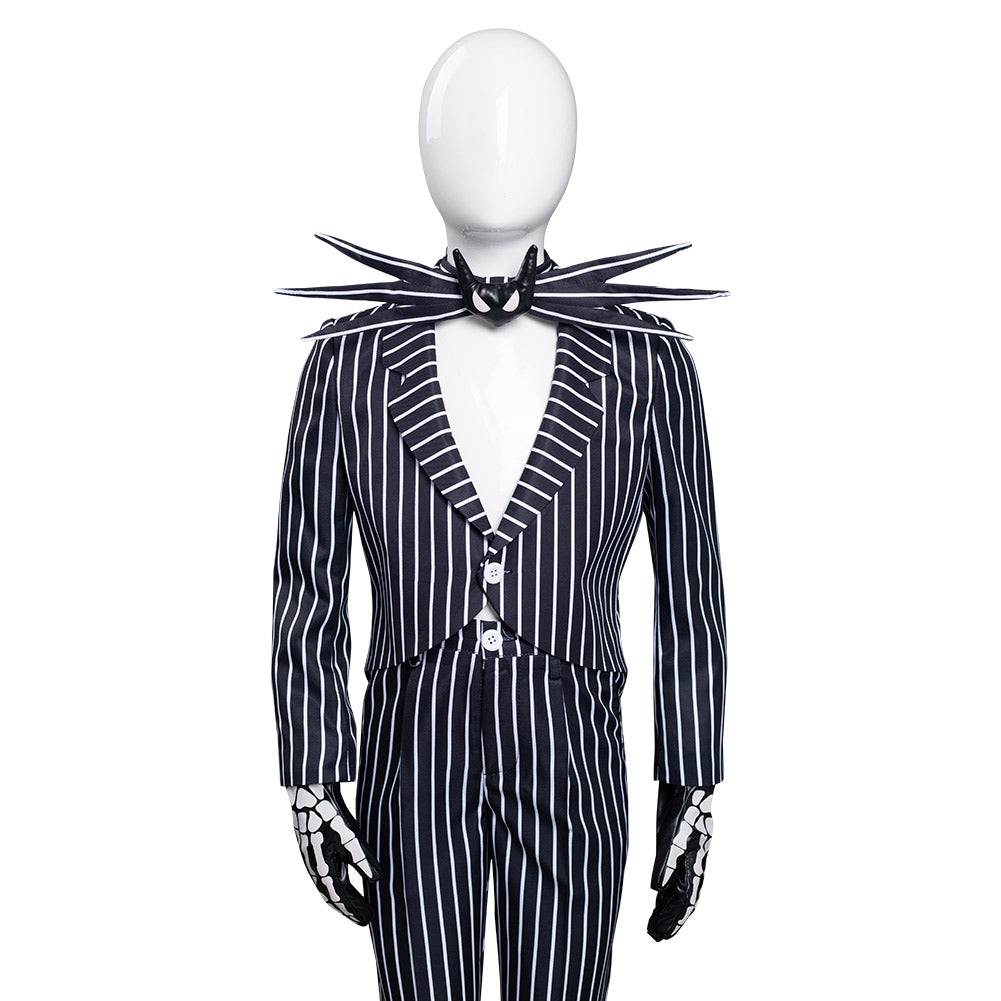 The Nightmare Before Christmas Jack Skellington Cosplay Costume for Ki