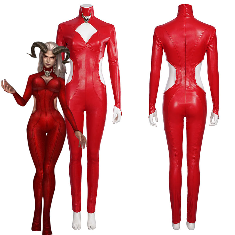 Game Future Fight-Satana Jumpsuit Romper Outfits Halloween Carnival Suit Cosplay Costume