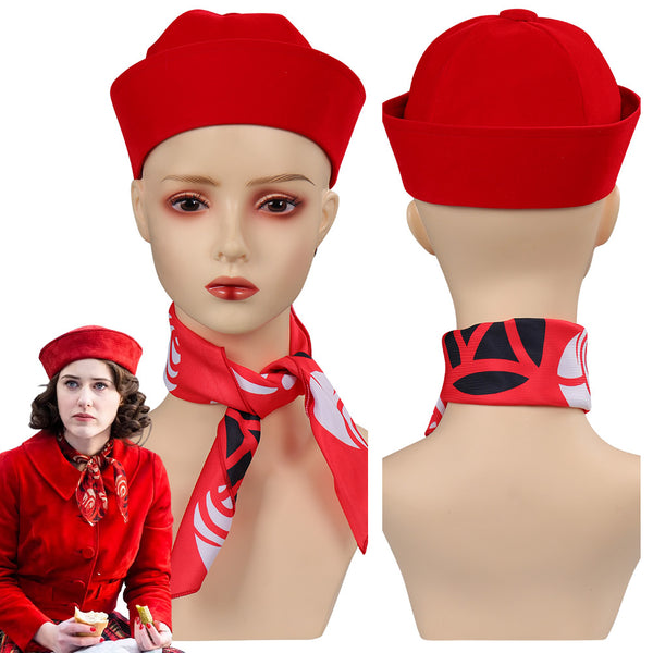 The Marvelous Mrs. Maisel Season 5 Cosplay Hat Necktie Outfits Halloween Carnival Party Disguise Costume Accessories