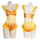 Agatsuma Zenitsu  Swimwear Outfits Halloween Carnival Suit Cosplay Costume