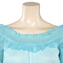 The Little Mermaid Ariel Blue Dress Outfits Halloween Carnival Party Cosplay Costume