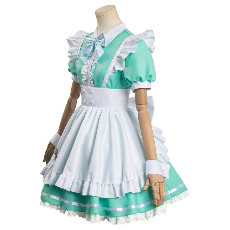 Anime BOCCHI THE ROCK Gotou Hitori Maid Dress Outfits Halloween Carnival Cosplay Costume