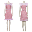 Final Fantasy VII Remake Aerith Gainsborough Pink Dress Halloween Carnival Outfit Cosplay Costume