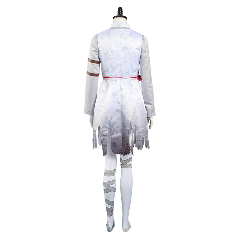 Overwatch OW D.Va: Shin-Ryeong Skin Vest Dress Outfits Halloween Carnival Suit Cosplay Costume