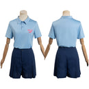 Barbie Movie Blue Mailman Outfits Halloween Carnival Cosplay Costume