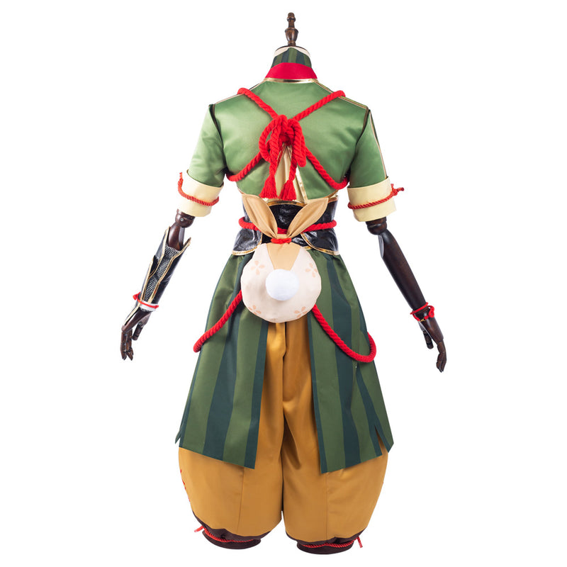 Monster Hunter Rise Yomogi Dress Halloween Carnival Suit Cosplay Costume