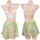 Kanroji Mitsuri Cosplay Swimsuit Halloween Carnival Party Disguise Suit