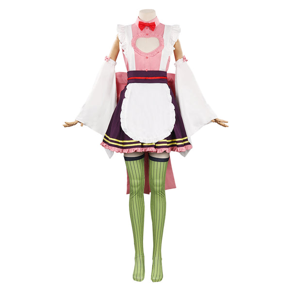 Mitsuri  Maid Dress Cosplay Costume