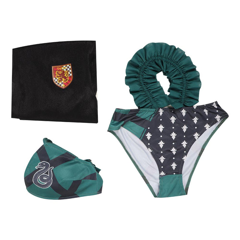 Slytherin Colleage Cosplay Costume Swimsuit Outfits Halloween Carnival Party Disguise Suit
