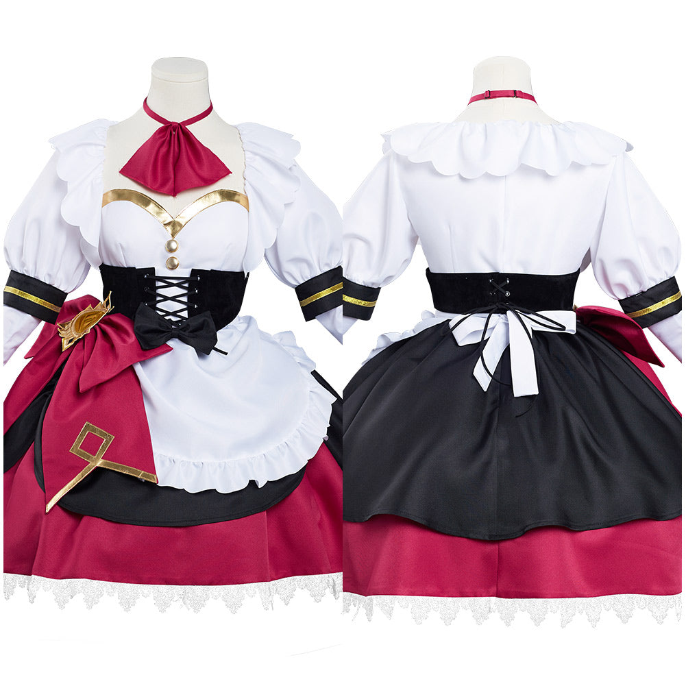 Genshin Impact Noelle Maid Dress Outfits Halloween Original Design Cos