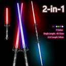 Lightsabers 7 Colors Stretch 2-in-1 LED Laser Toy Halloween Cosplay Accessories
