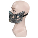 Mortal Kombat Sub-Zero Mask Masquerade Halloween Party Costume Props Cosplay Latex Masks Helmet