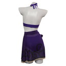 Genshin Impact Keqing Cosplay Costume Swimsuits Bikini Halloween Carnival Party Disguise Suit