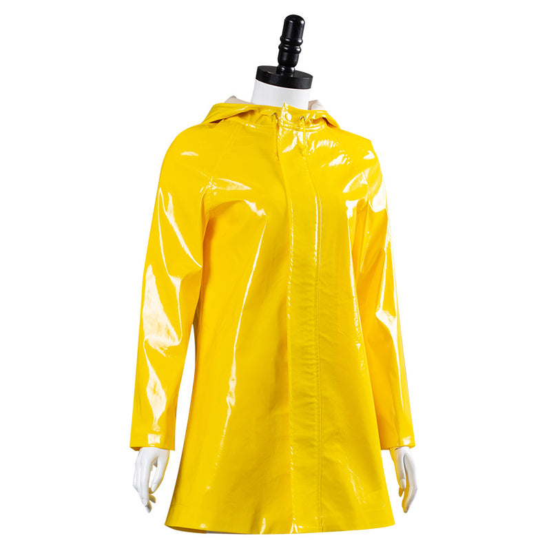 Coraline & the Secret Door- Coraline Jones Outfits Yellow Coat Halloween Carnival Suit Cosplay Costume