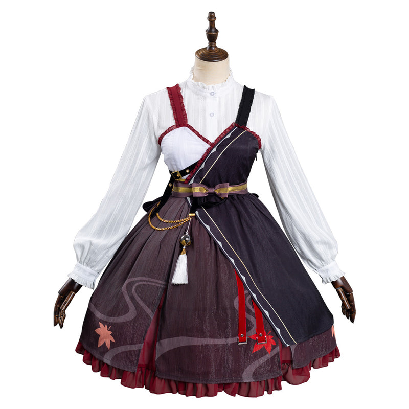 Genshin Impact Kazuha Lolita Dress Outfits Halloween Original Design Cosplay Costume