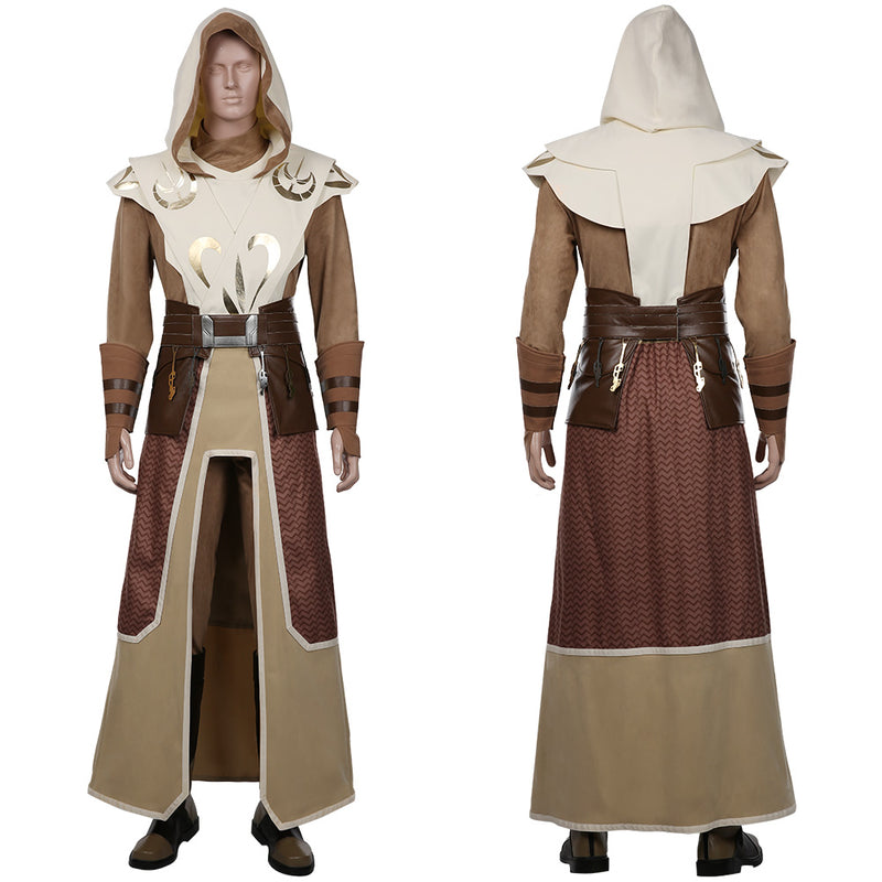 Jedi Temple Guard Coat Uniform Outfits Halloween Carnival Suit Cosplay Costume