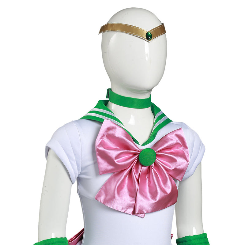 Sailor Moon Kino Makoto Kids Children Girls Dress Outfits Halloween Carnival Suit Cosplay Costume