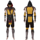 Mortal Kombat 11 Scorpion Outfit Halloween Carnival Suit Cosplay Costume