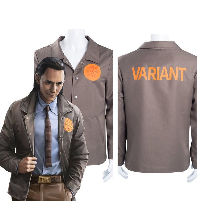 Loki Time Variance Authority Coat Halloween Carnival Suit Cosplay Costume
