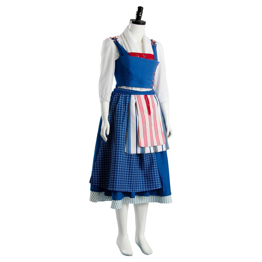Belle Emma Watson Maid Dress Cosplay Costume Belle Emma Watson Maid Dress Cosplay Costume