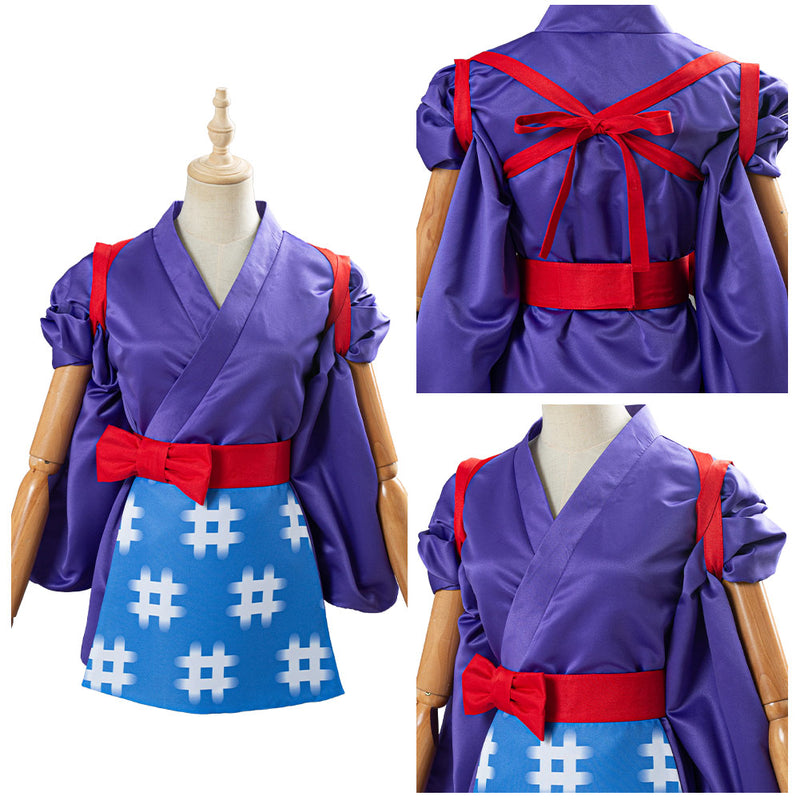Game Animal Crossing Daisy Mae Cosplay Costume Women Kimono Outfit Halloween Carnival Costume