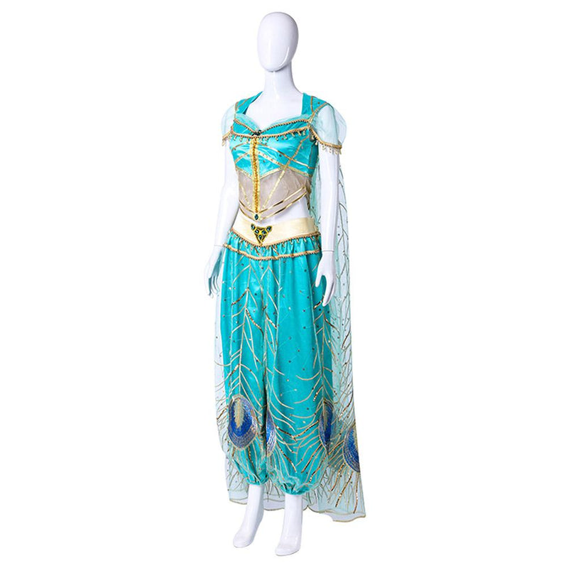 Aladdin 2019 Princess Jasmine Dress Cosplay Costume for Women