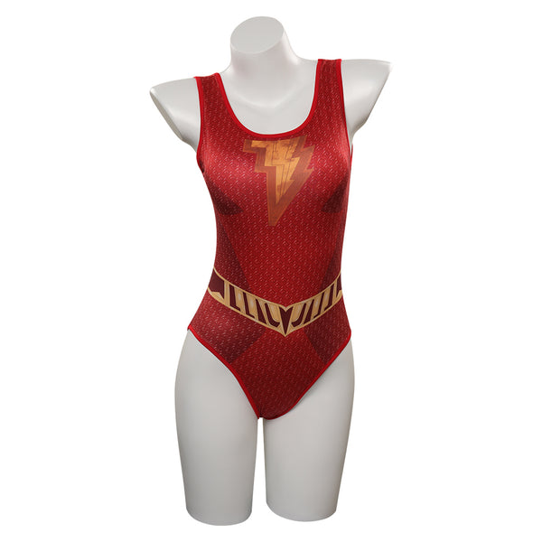 Shazam! Fury of the Gods Mary Marvel  Swimsuit Cosplay Costume Coat Outfits Halloween Carnival Party Suit