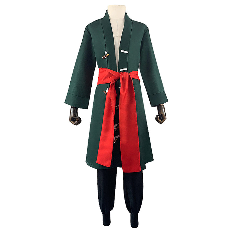 One Piece Two Years Later Roronoa Zoro Outfits Halloween Carnival Suit Cosplay Costume